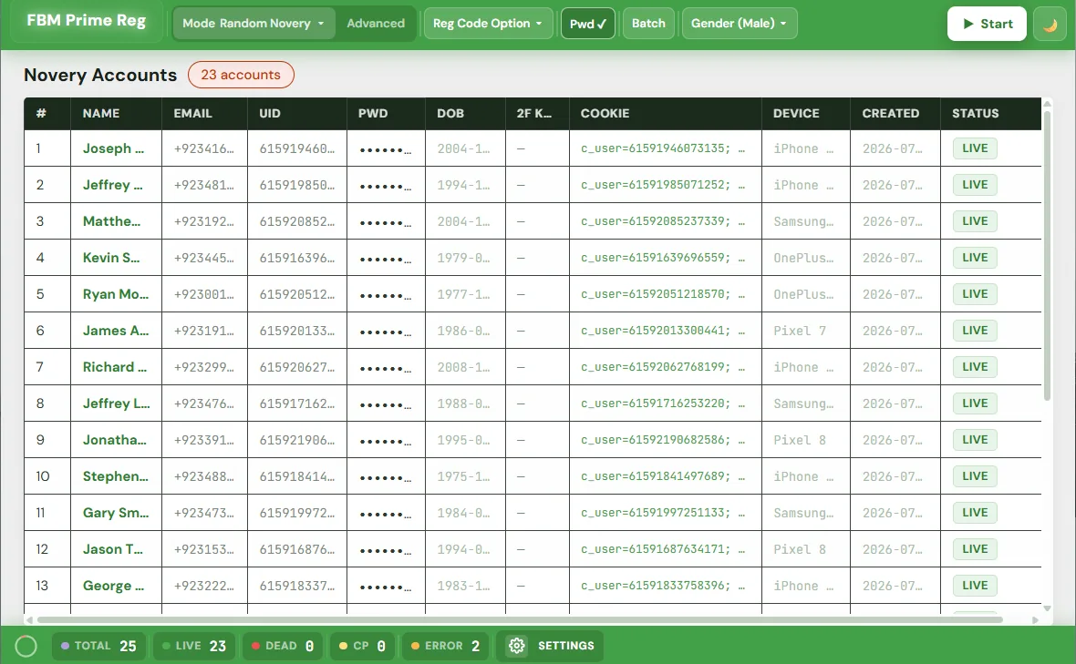FBM Prime Dashboard - Bottom